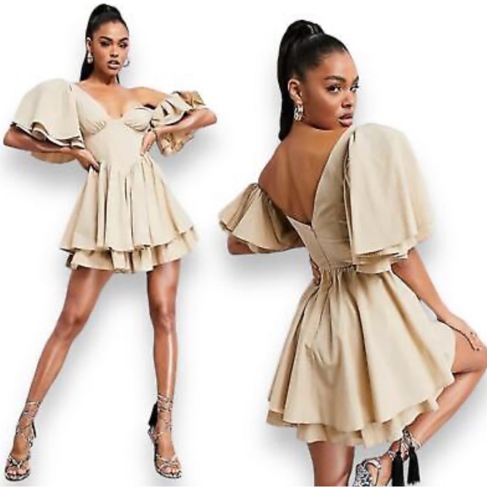 ASOS Luxe dress m prom mini - Picture 2 of 15